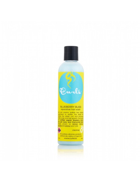Curls Blueberry Bliss Reparative Hair Wash - low poo šampón